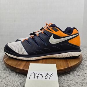 Nike Mens 11.5 Air Zoom Vapor X HC Blackened Blue Phantom Tennis Shoe AA8030-400